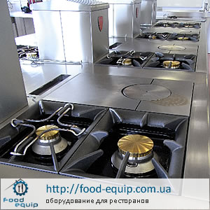 Плита промислова газова для кухні ресторану, кафе іої їдальні у продажу на сайті food-equip.com.ua