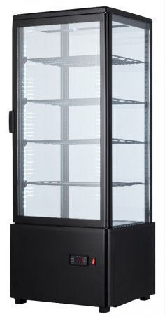 Шкаф-витрина холодильная RT98B black REEDNEE